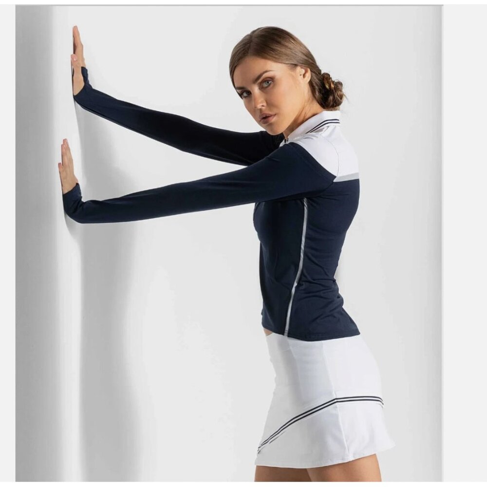 Inphorm Chloe Skirt Skort Asymmetrical Tennis Prep Pickleball Golf Activewear - Picture 4 of 16